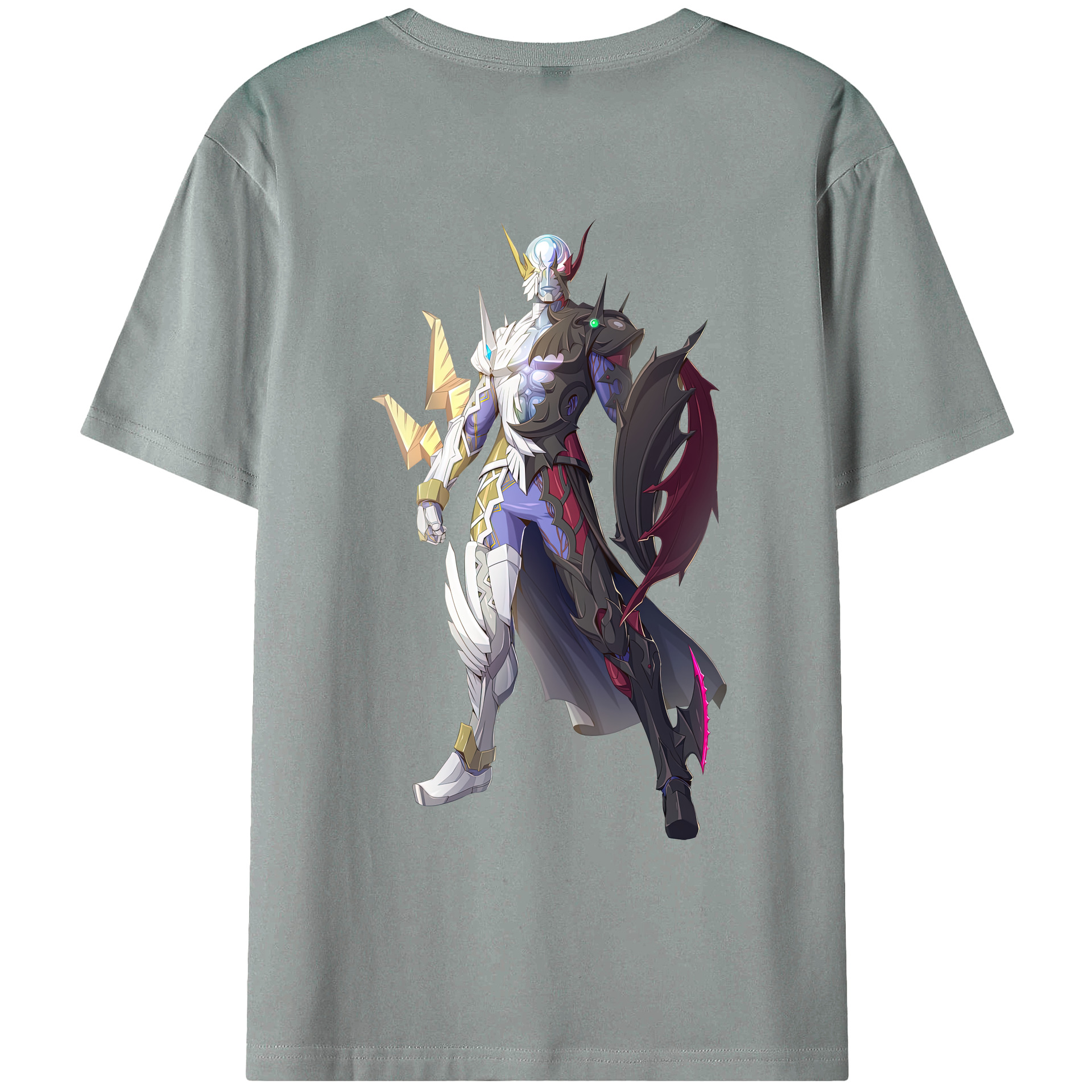 （画像用） ウルトラマン Ultraman 綿100％ メンズ半袖Tシャツ（バックプリント） 通気性